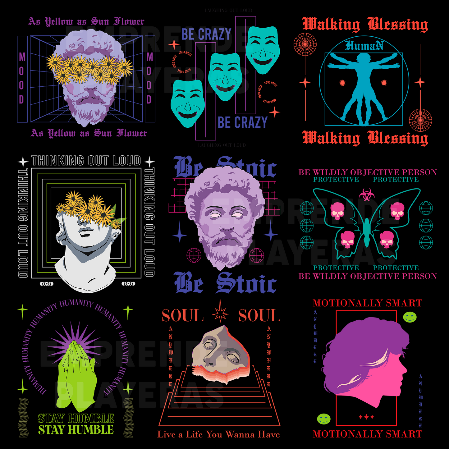 STREET WEAR PACK DISEÑOS PARA DTF PNG SIN FONDO
