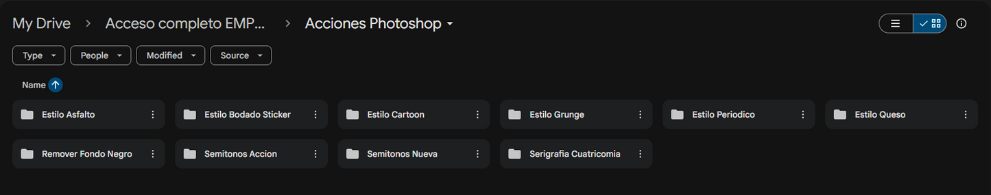 SEMITONOS ACCIONES PARA PHOTOSHOP