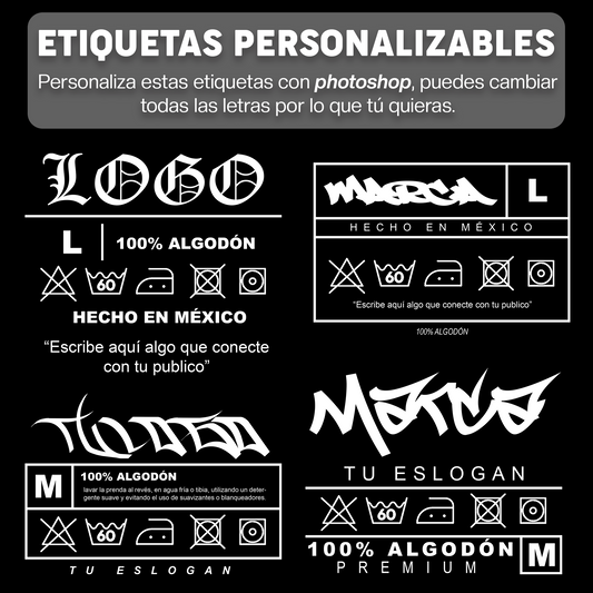 ETIQUETAS PERSONALIZABLES CON PHOTOHSOP